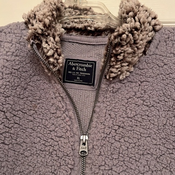 Abercrombie and fitch Sherpa quarter zip - Picture 2 of 2